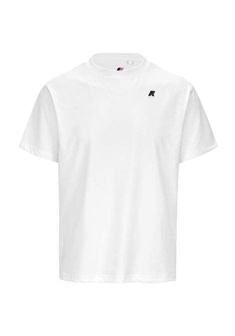 T-shirt K-way uomo K61279W 001 bianca graphite K-WAY | T-shirt | K61279W001