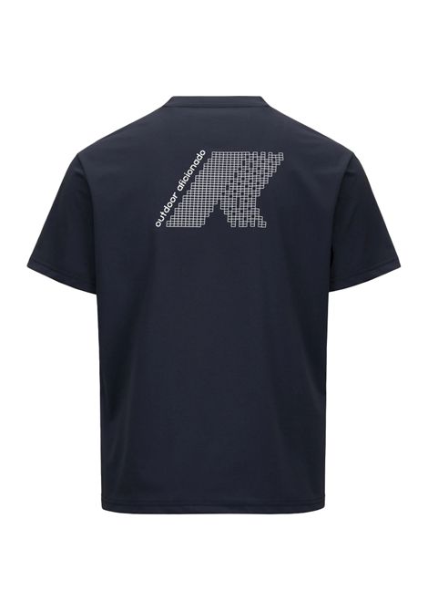 T-shirt K-way uomo K61279W K89 blu graphite K-WAY | T-shirt | K61279WK89