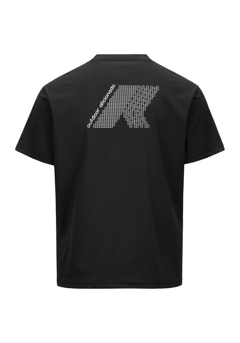 T-shirt K-way uomo K61279W 703 nera graphite K-WAY | T-shirt | K61279WUSY