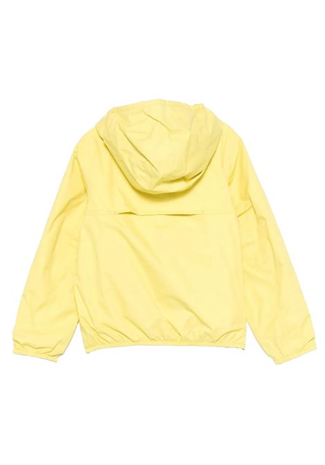 Giacca K-way bambino K61314W Giallo Blu nylon reversibile impermeabile antivento comodo tessuto K-WAY | Giacche | K61314WAZO