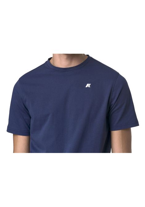 T-shirt K-way uomo K7125UW 867 blu cobalto odom jersey K-WAY | T shirt | K7125UW867