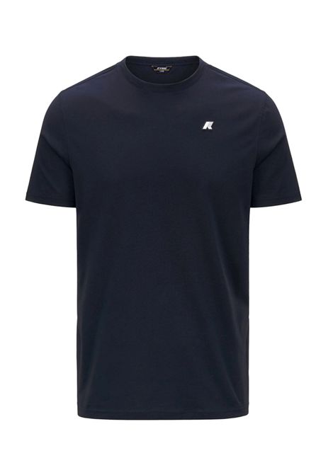 T-shirt K-way uomo K7125UW K89 blu odom jersey K-WAY | T shirt | K7125UWK89