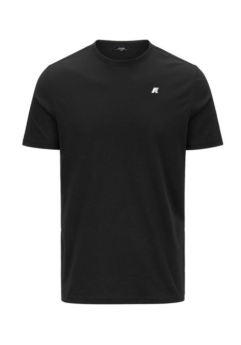 T-shirt K-way uomo K7125UW USY nera odom jersey K-WAY | T shirt | K7125UWUSY