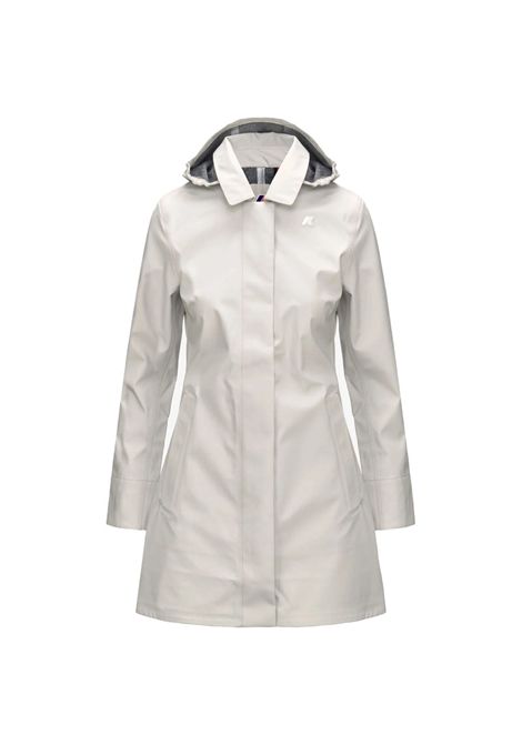 Giubbino K-way donna K7127JW 634 MATHY BONDED JERSEY grigio K-WAY | Giubbini | K7127JW634