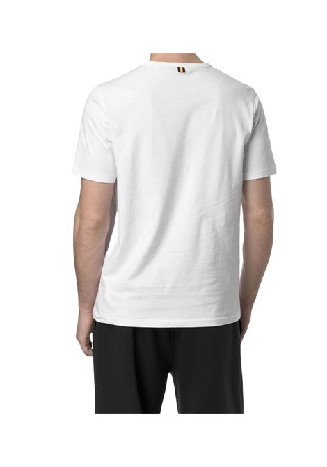 T-shirt K-way uomo K71349W 001 bianca adame light stretch K-WAY | T-shirt | K71349W001