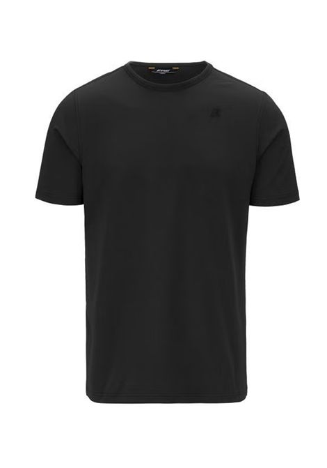 T-shirt K-way uomo K71349W USY nera adame light stretch K-WAY | T-shirt | K71349WUSY