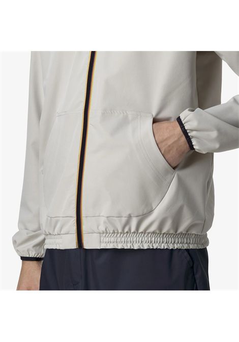 Felpa K-way uomo K8138RW 634 beige sia K-WAY | Felpe | K8138RW634