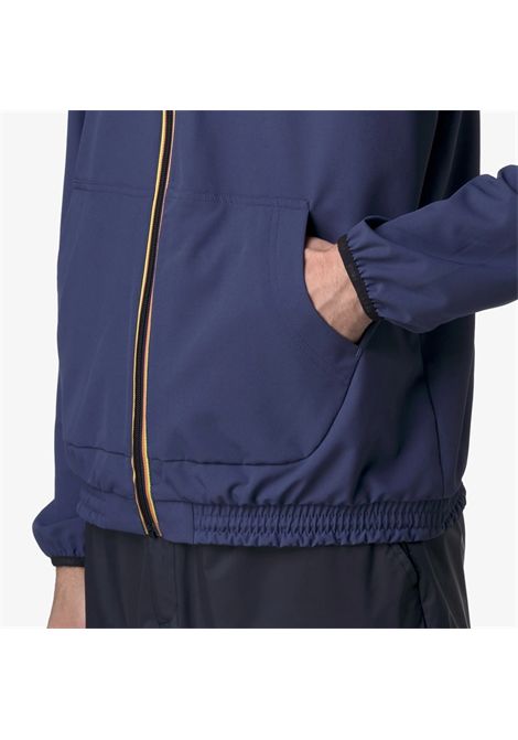 Felpa K-way uomo K8138RW 867 blu cobalto sia K-WAY | Felpe | K8138RW867
