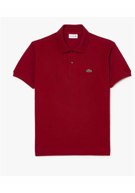 Polo Lacoste uomo 1212 476 bordeux piquet original LACOSTE | Polo | 1212476
