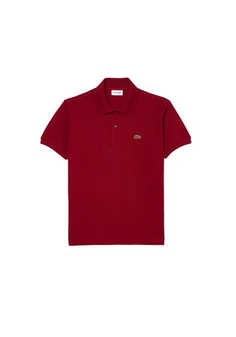 Polo Lacoste uomo 1212 476 bordeux piquet original LACOSTE | Polo | 1212476