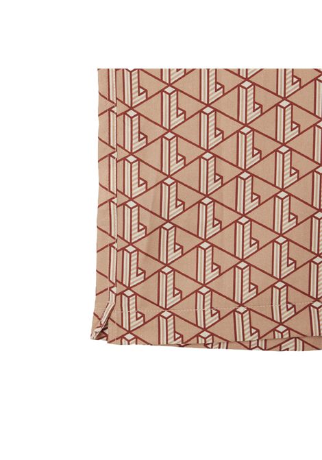 Camicia Lacoste uomo CH9094F9I arancio monogramma LACOSTE | Camicia | CH9094F9I