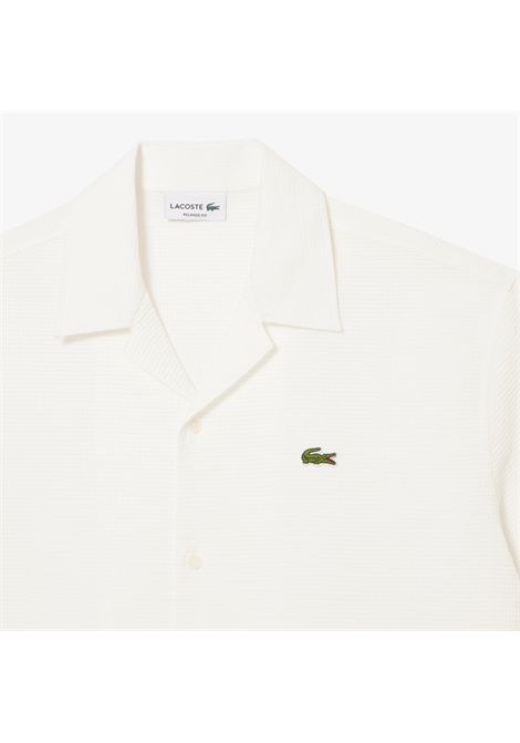 Camicia Lacoste uomo CH9924 70V panna nido d'ape LACOSTE | Polo | CH992470V