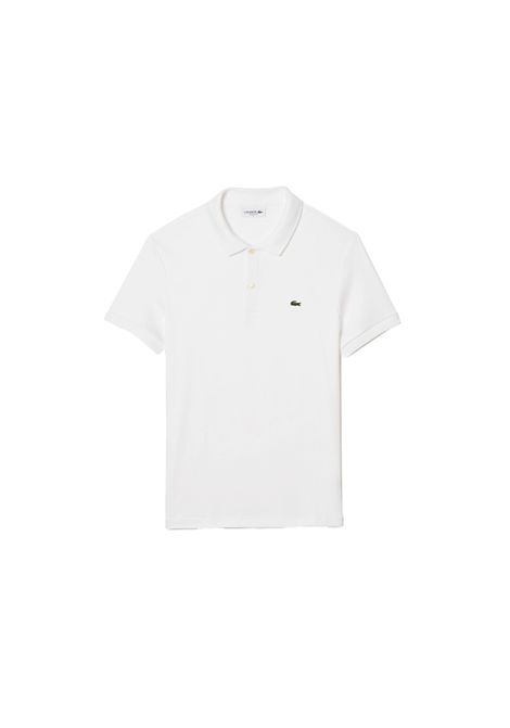 Polo Lacoste uomo DH2050 001 bianca piquet cotone pima LACOSTE | Polo | DH2050001