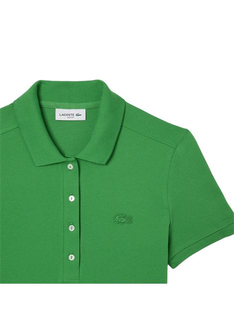 Vestito Lacoste donna EF5473 SIW verde piquet LACOSTE | Abiti | EF5473SIW