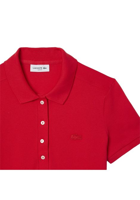 Vestito Lacoste donna EF5473 ZBG rosso piquet LACOSTE | Abiti | EF5473ZBG