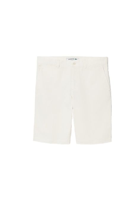 Bermuda Lacoste uomo FH3347 70V panna cotone strech LACOSTE | Bermuda | FH334770V
