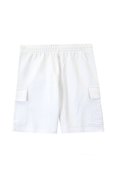 Bermuda Lacoste uomo GH9743 001 bianco garzato elasti LACOSTE | Bermuda | GH9743001