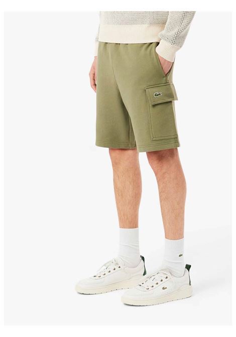 shorts lacoste uomo GH9743 00 cachi bmy block LACOSTE | Bermuda | GH9743BMY