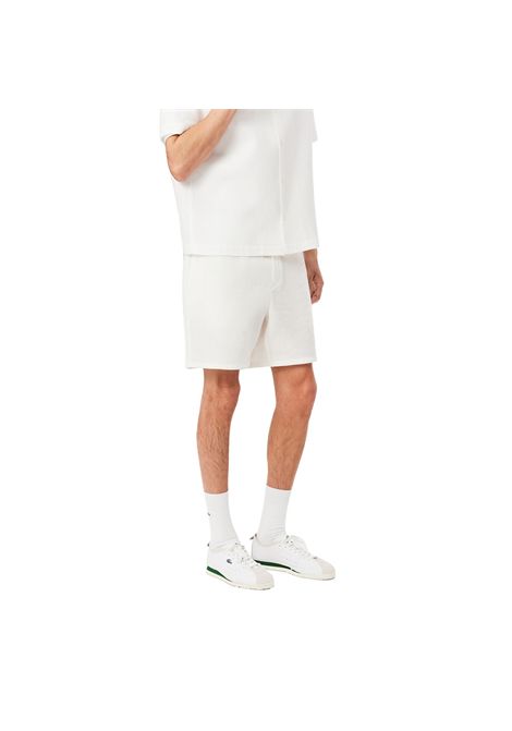 Shorts Lacoste uomo GH993570V bianco LACOSTE | Shorts | GH993570V