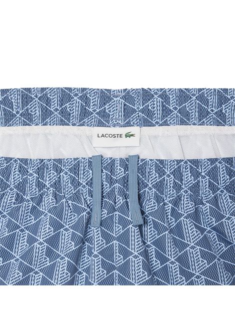 Costume Lacoste uomo MH908600 HGI azzurro monogram LACOSTE | Costumi | MH908600HGI