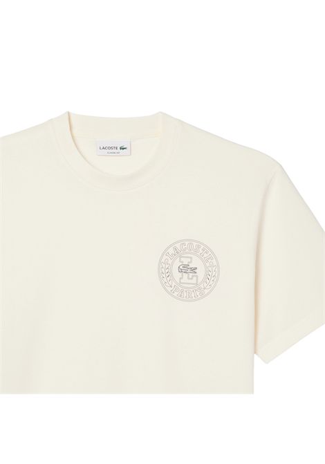 T-shirt Lacoste uomo TH12500 ARS panna girocollo LACOSTE | T-shirt | TH12500ARS