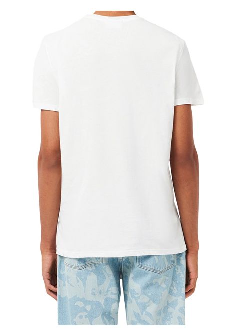 T-shirt Lacoste uomo TH6709001 bianca pima girocollo LACOSTE | T-shirt | TH6709001