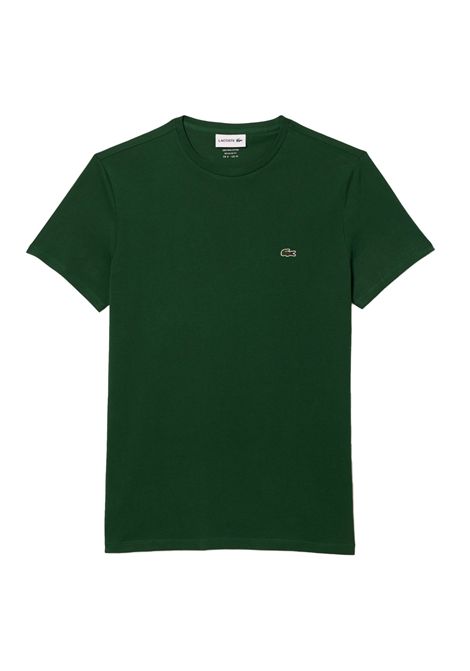 T-shirt Lacoste uomo TH6709132 verde pima girocollo LACOSTE | T-shirt | TH6709132