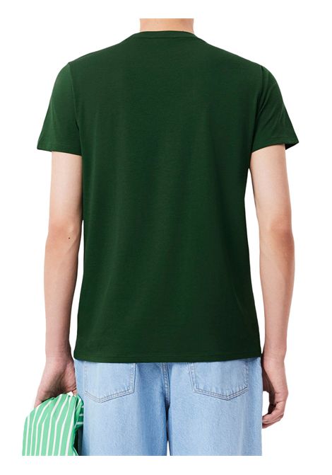 T-shirt Lacoste uomo TH6709132 verde pima girocollo LACOSTE | T-shirt | TH6709132