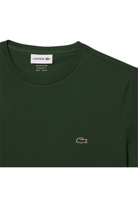T-shirt Lacoste uomo TH6709132 verde pima girocollo LACOSTE | T-shirt | TH6709132