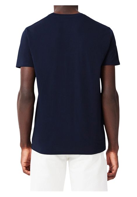 T-shirt Lacoste uomo TH6709166 blu pima girocollo LACOSTE | T-shirt | TH6709166