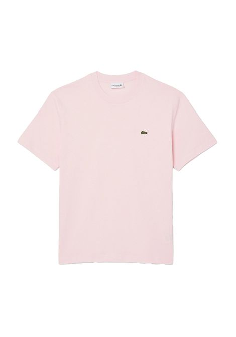 T-shirt Lacoste uomo TH7318 T03 rosa classic fit LACOSTE | T-shirt | TH7318T03