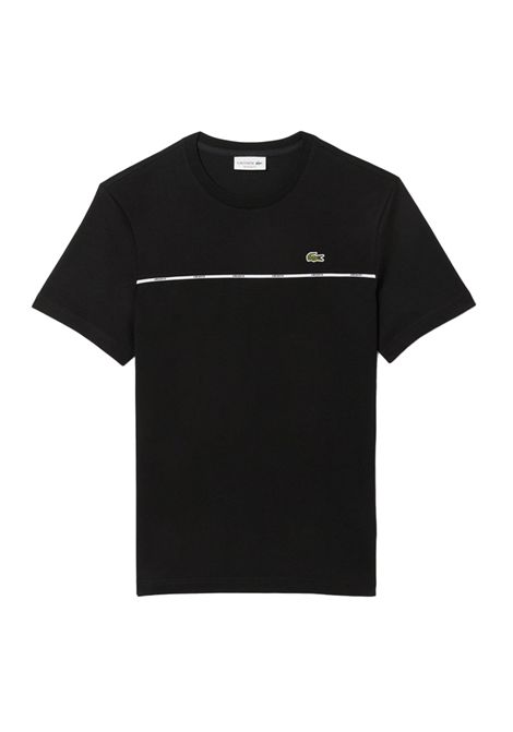 T-shirt Lacoste uomo TH9842 031 nera profilo logato LACOSTE | T-shirt | TH9842031