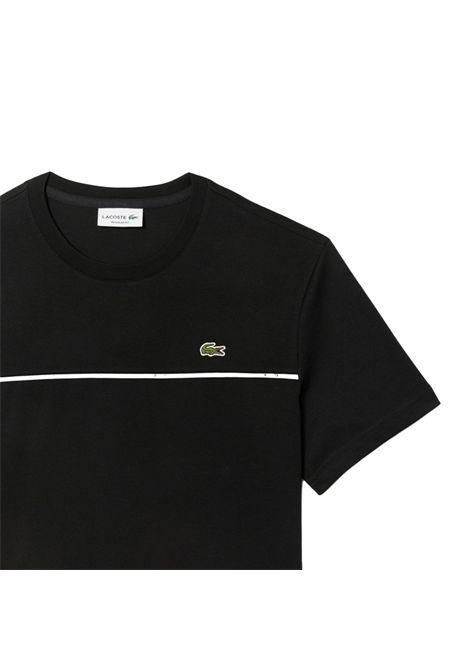 T-shirt Lacoste uomo TH9842 031 nera profilo logato LACOSTE | T-shirt | TH9842031