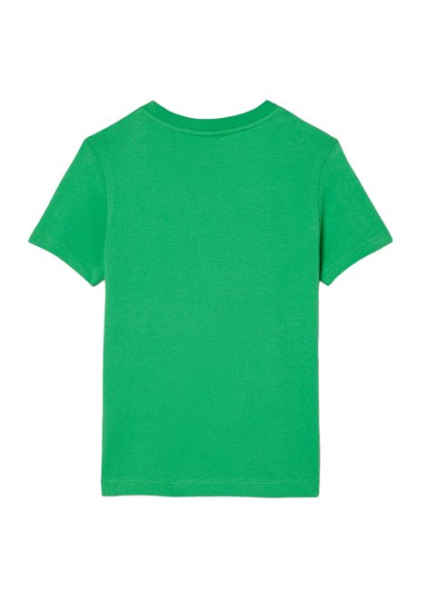 T-shirt Lacoste bambino TJ1122R SIW verde girocollo LACOSTE | T-shirt | TJ1122RSIW