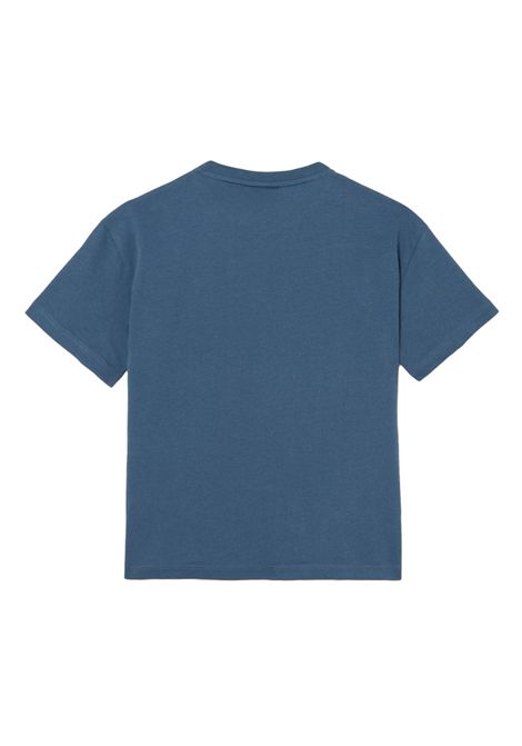 T-shirt Lacoste bambino TJ8465C7Z bluette stampa LACOSTE | T-shirt | TJ8465C7Z