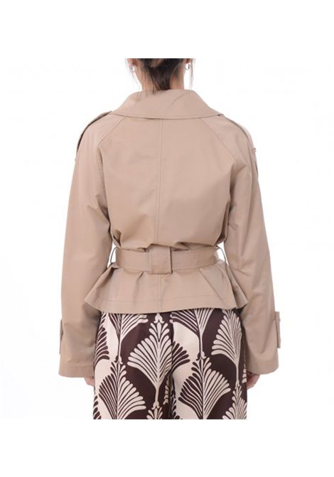 Trench Pennyblack donna Anson 2511081053200 Beige corto maniche doppiopetto PENNYBLACK | Trench | 2511081053200001