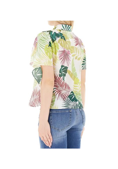 Camicia Pennyblack donna Slitta 2511111028200 Fantasia manica corte regular fit PENNYBLACK | Camicie | 2511111028200001
