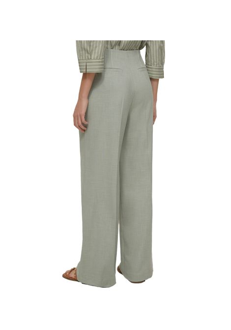 Pantalone Pennyblack donna Procida 2511131083200 Salvia blend viscosa bi stretch chinè pinces PENNYBLACK | Pantaloni | 2511131083200003