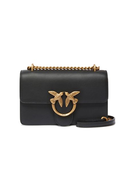 Borsa Pinko Mini Love bag One Simply nera oro logo PINKO | Borse | 100074A0F1Z99Q