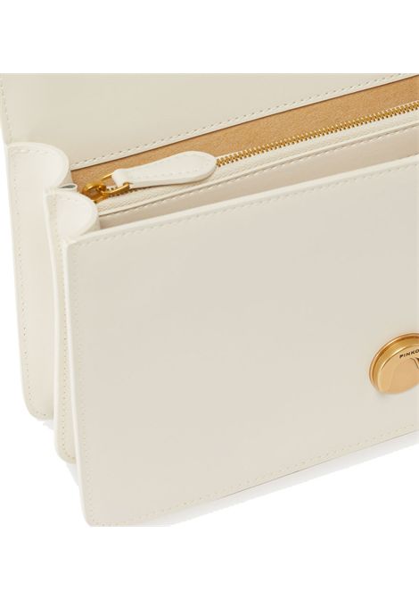 Borsa Pinko Classic Love bag one simply bianca oro logo birds PINKO | Borse | 100941A0F1Z14Q