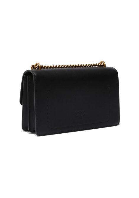 Borsa Pinko Classic Love bag one simply nera oro logo birds PINKO | Borse | 100941A0F1Z99Q