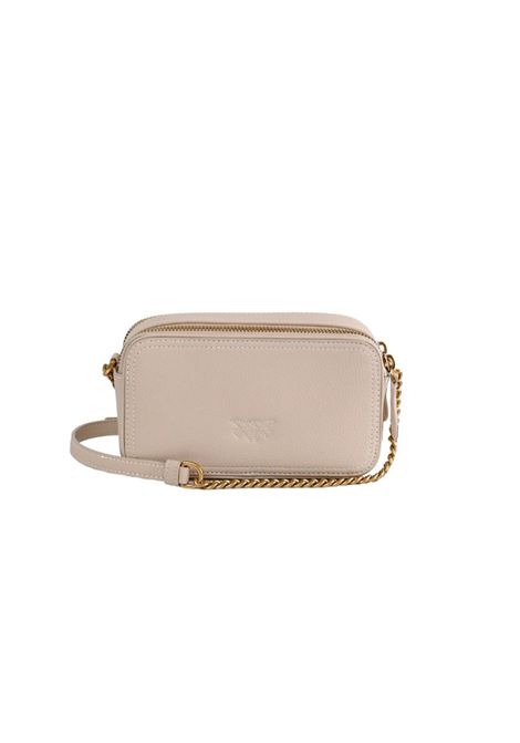 Borsa Pinko donna Carrie Camera Case Mini 103799A1LF Beige pelle tracolla scamosciata PINKO | Borse | 103799A1LFC50Q