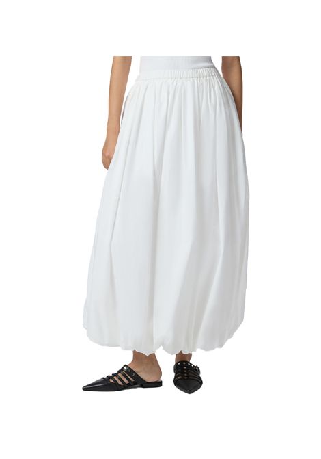 Gonna Pinko donna Johnny 105214A2LD Bianco cotone balloon palloncino tasche elastico in vita PINKO | Gonne | 105214A2LDZ04