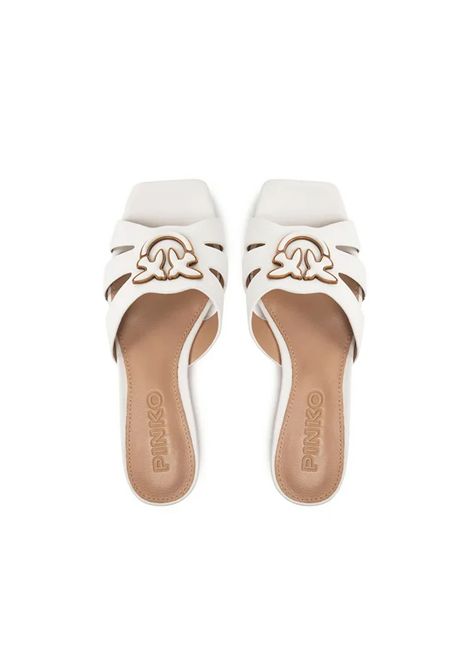 Sandali Pinko donna Marli bianchi SD0313P003 nappa Love Birds PINKO | Sandali | SD0313P003Z12