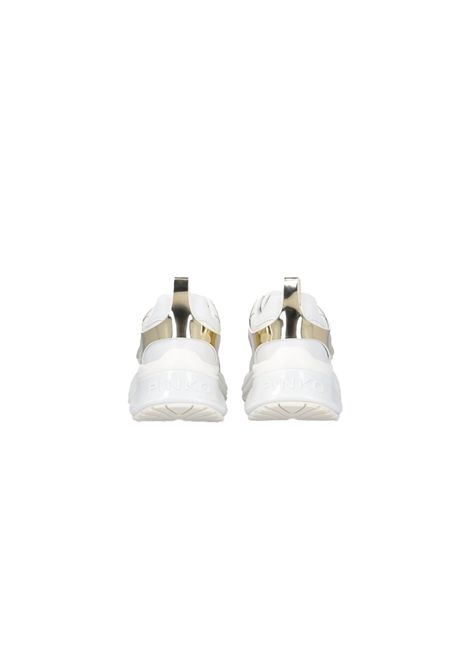 Sneakers Pinko donna Ariel SS0027P025 Bianche pelle ginnastica lacci running PINKO | Sneakers | SS0027P025Z1B