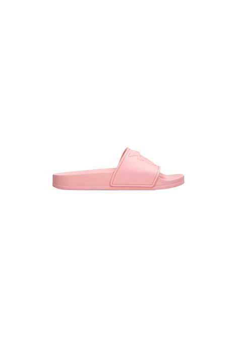 Ciabatte Pinko donna Dilly SS0093E027 Rosa gommate poliestere logo rilievo PINKO | Ciabatte | SS0093E027O99
