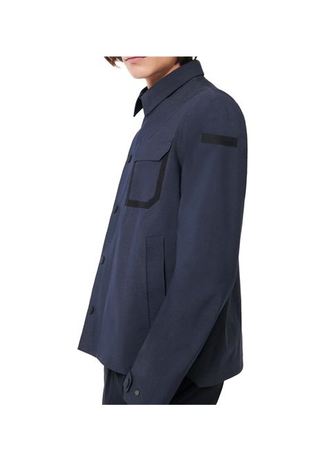 Giubbino RRD uomo 225015 60M Terzilight Overshirt Jkt blu melange RRD | Giubbini | 2501560M