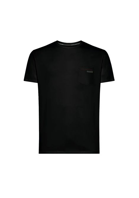 T-shirt Rrd Revo Shirty uomo 25200 Nera cotone jersey manica corta RRD | T-shirt | 2520010