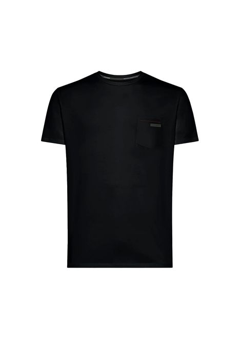 T-shirt Rrd Revo Shirty uomo 25200 Blu cotone jersey mezza manica taschino RRD | T-shirt | 2520060