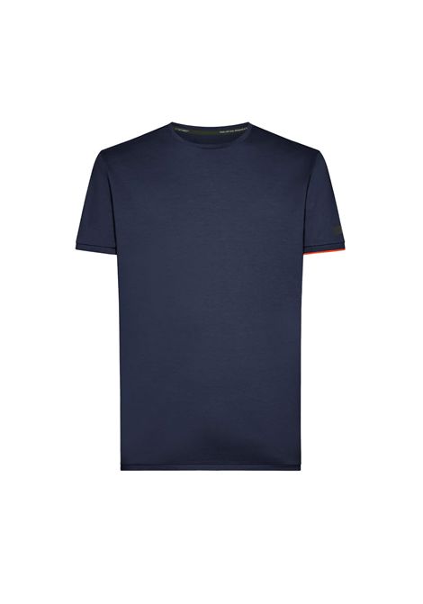 T-shirt Rrd Macro Shirty uomo 25202 Blu cotone fresco piquet arancio mezza manica RRD | T-shirt | 2520261